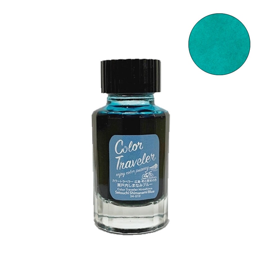 Color Traveler Setouchi Shimanami Blue - 30ml Bottled Ink