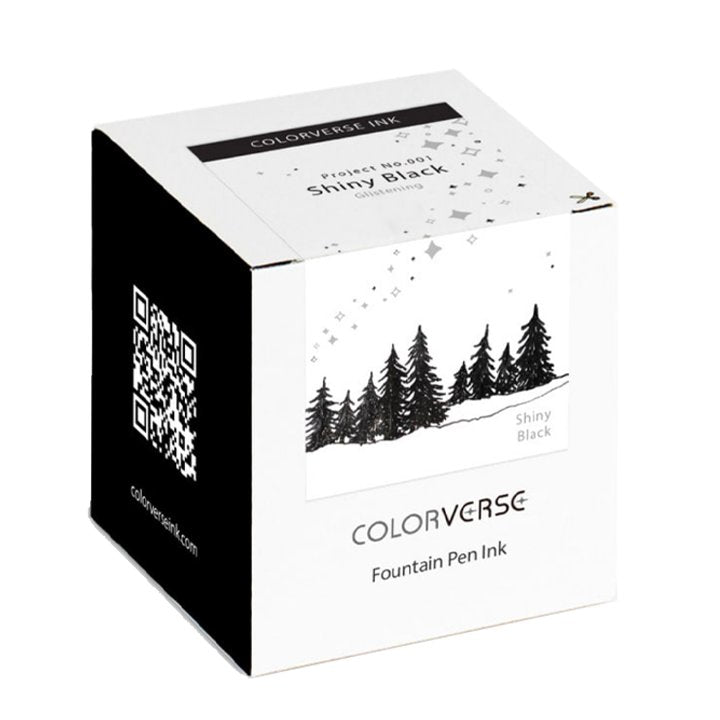 Colorverse Project Ink No.001 Shiny Black (Glistening) - 2ml Ink Sample