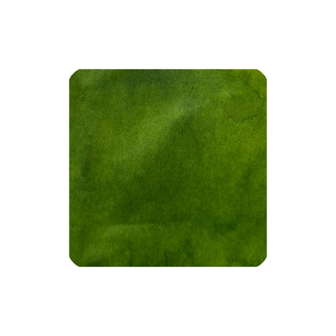 Robert Oster Signature Ink - Sinner's Weed, 50ml; textured green watercolor swatch, reflecting vibrant, eco-friendly, Australian-made fountain pen ink for smooth writing.