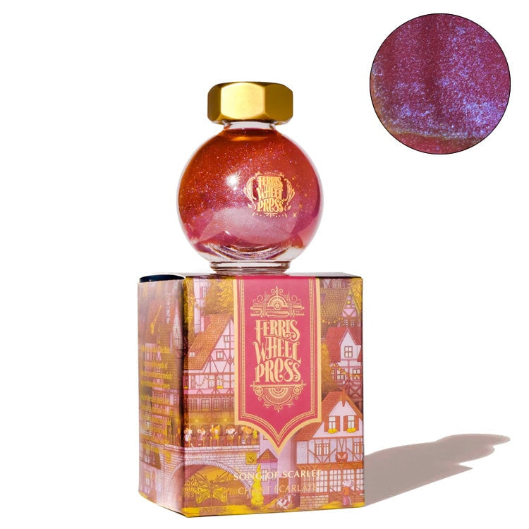 Ferris Wheel Press Once Upon a Time - Song of Scarlet (Shimmer) - 2ml Ink Sample