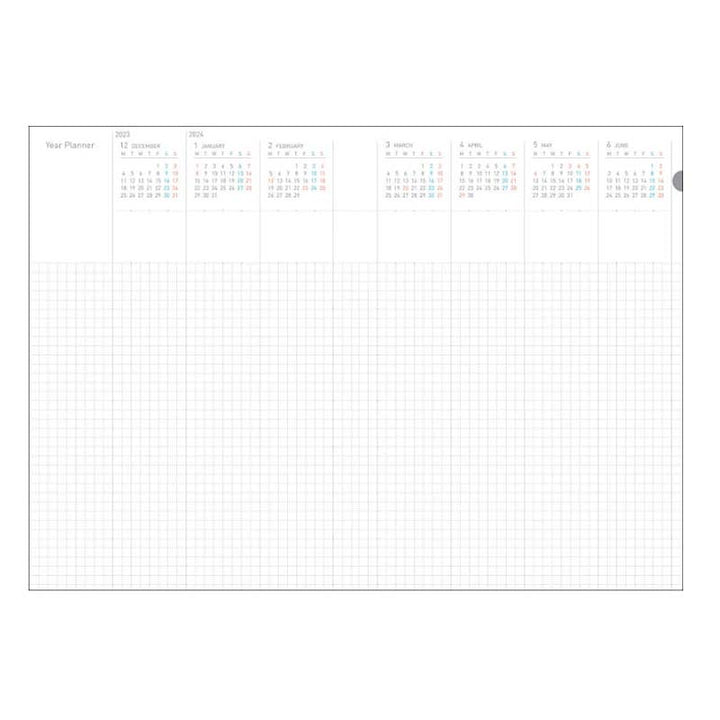 Kokuyo Sooofa Soft Ring 2024 Planner - B6 (Purple) Planners