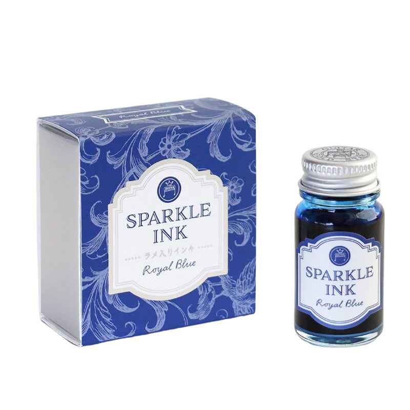 Teranishi Sparkle Ink Dip Pen Ink - Royal Blue (12ml) Dip Pen Inks