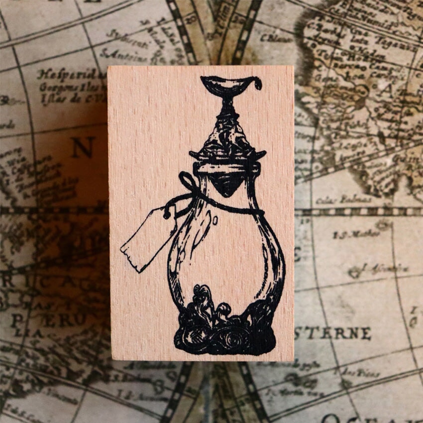 Dominant Industry Archiving Wood Stamp (Log of Atlantis) Stamp