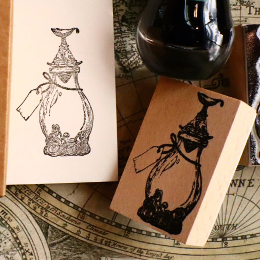 Dominant Industry Archiving Wood Stamp (Log of Atlantis) Stamp