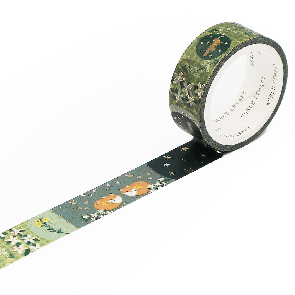 World Craft Starry Night Glitter Foil Washi Tape