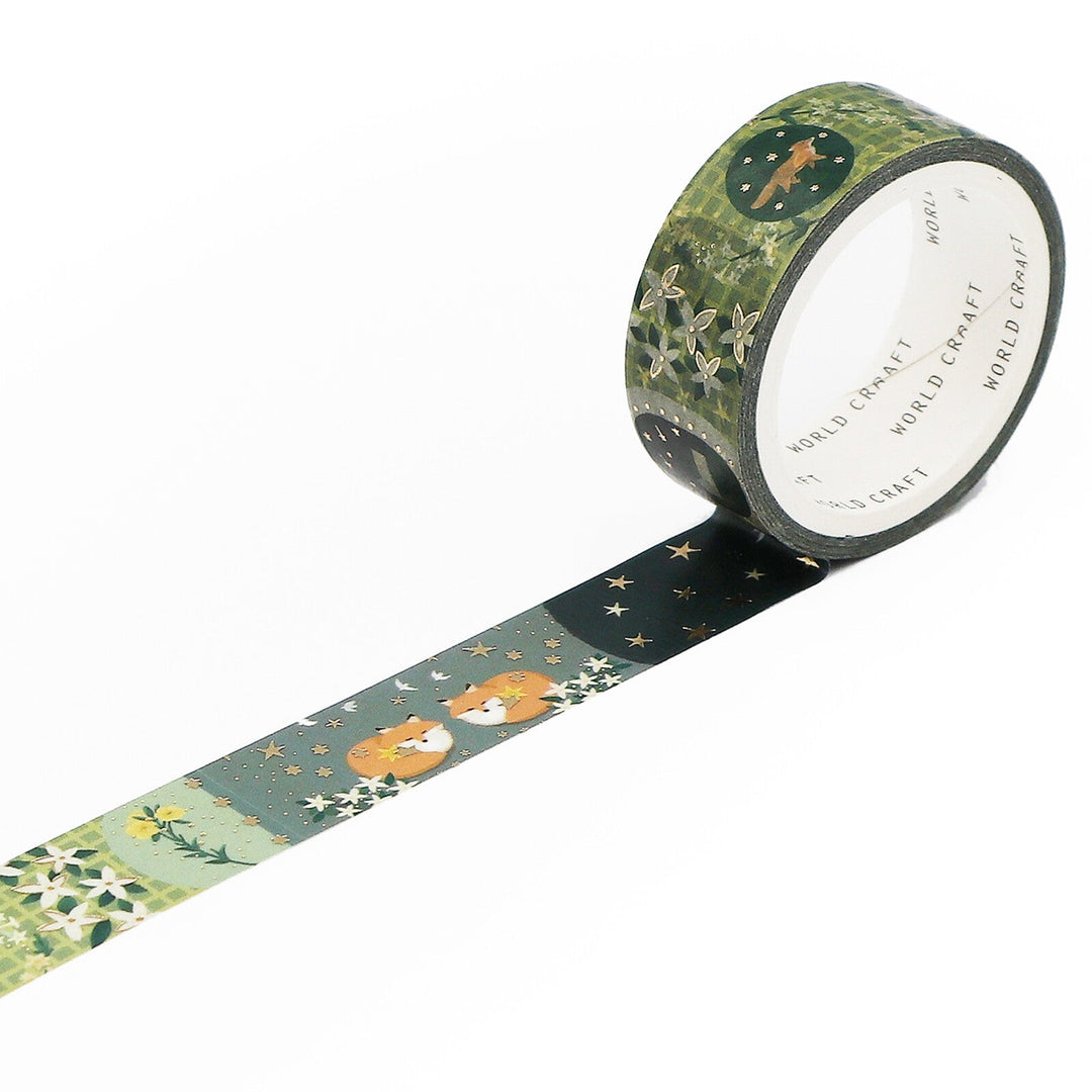 World Craft Starry Night Glitter Foil Washi Tape