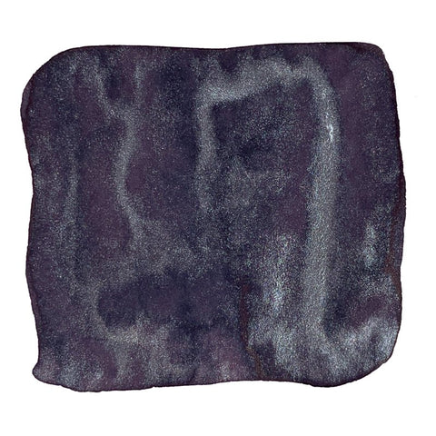 Sterling Silver (Shake 'N' Shimmy) - 2ml ink sample with near-black hue, metallic shimmer, and brushed texture, ideal for testing color and flow.
