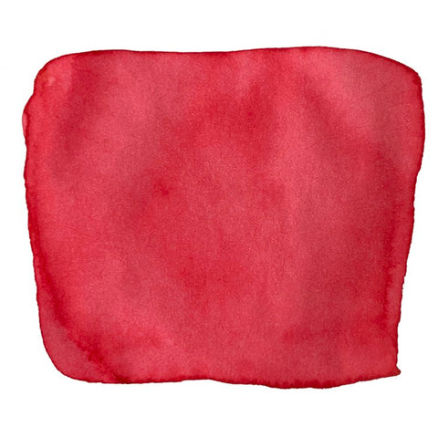 Sushi - 2ml ink sample: A deep red, watercolor-like swatch with soft edges, showcasing the vibrant hue of Robert Oster's fountain pen ink.