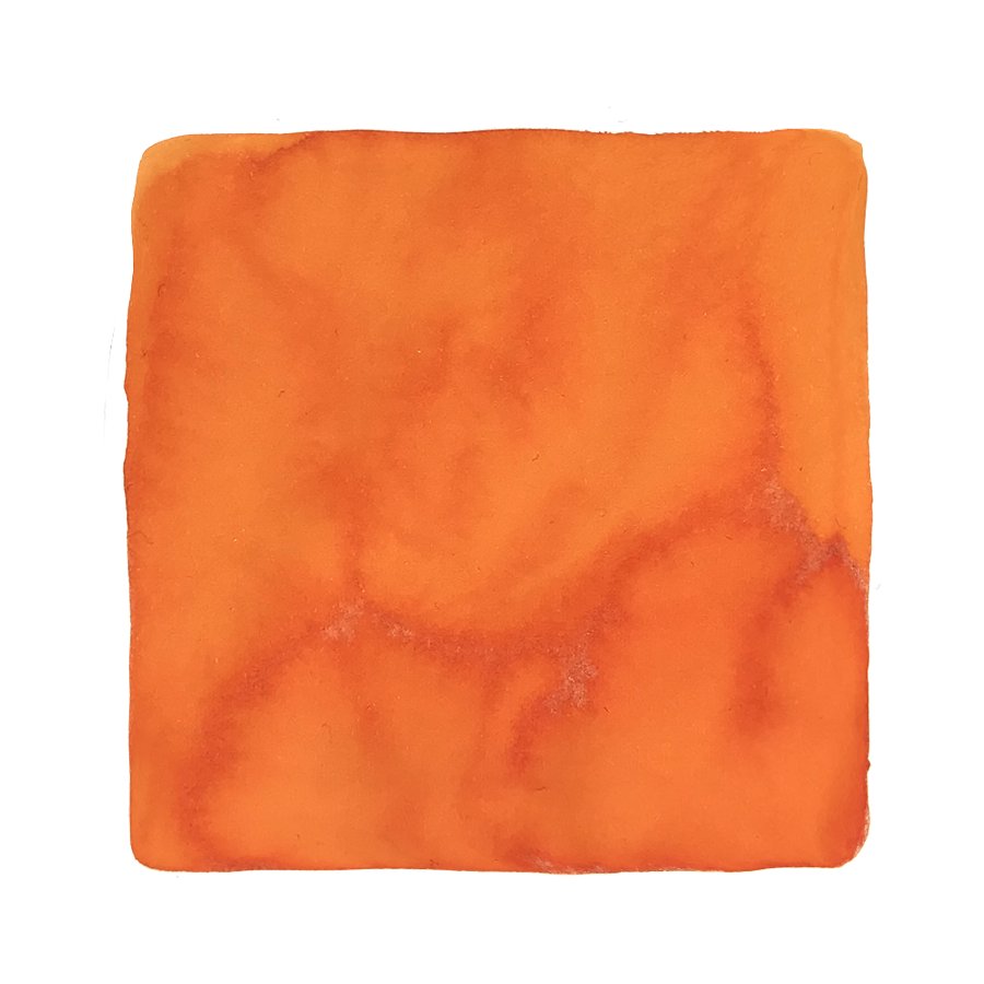 Bright orange swatch representing V2 Rocket ink from Colorverse&