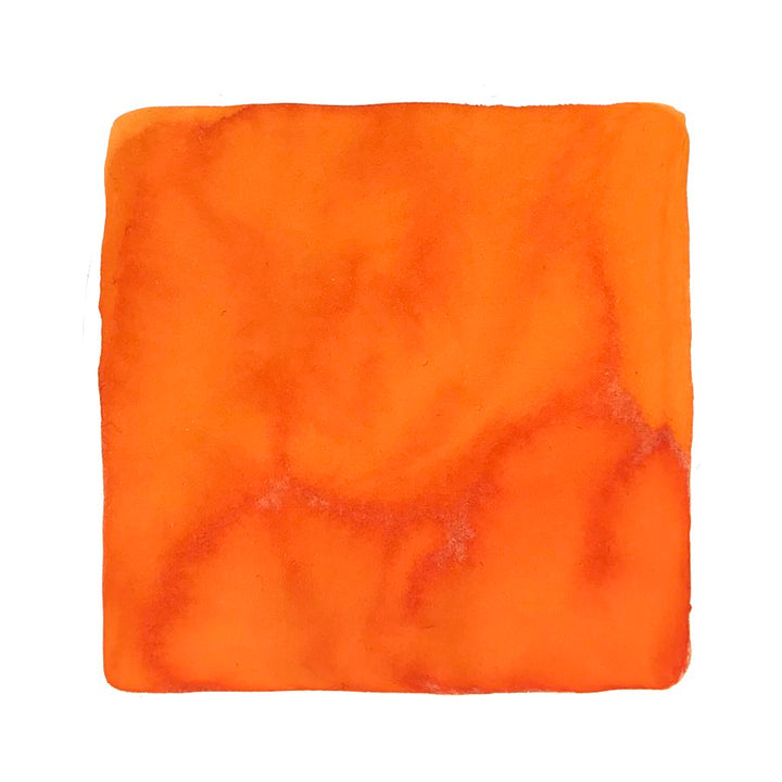 Bright orange swatch representing V2 Rocket ink from Colorverse's Albert and V2 Rocket - 2ml Each Set, emphasizing dye-based, plant-derived quality.