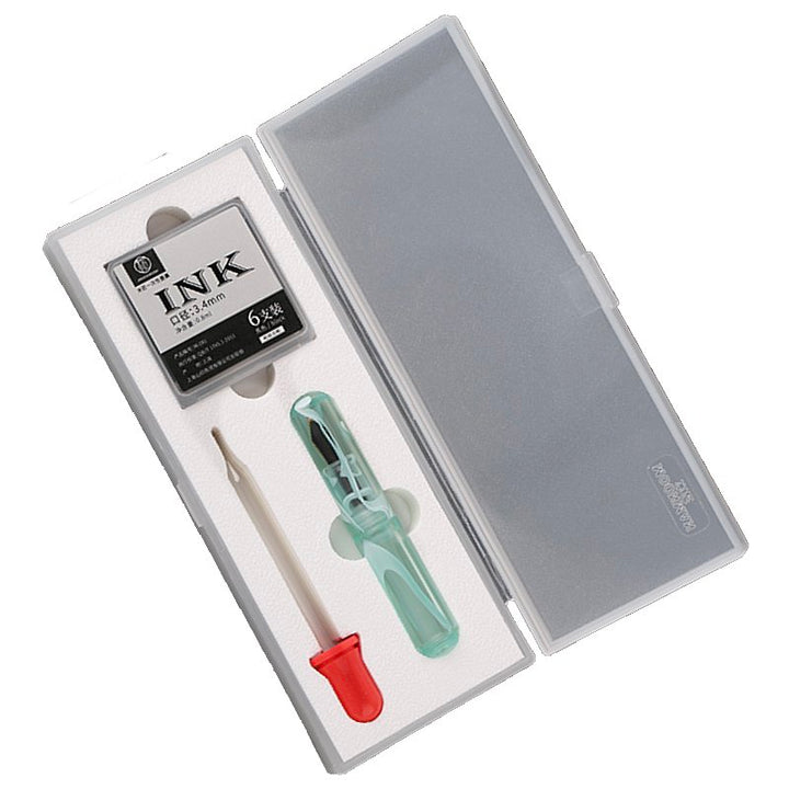 Moonman/Majohn Wancai Mini (Green Swirl) - Fine Fountain Pen