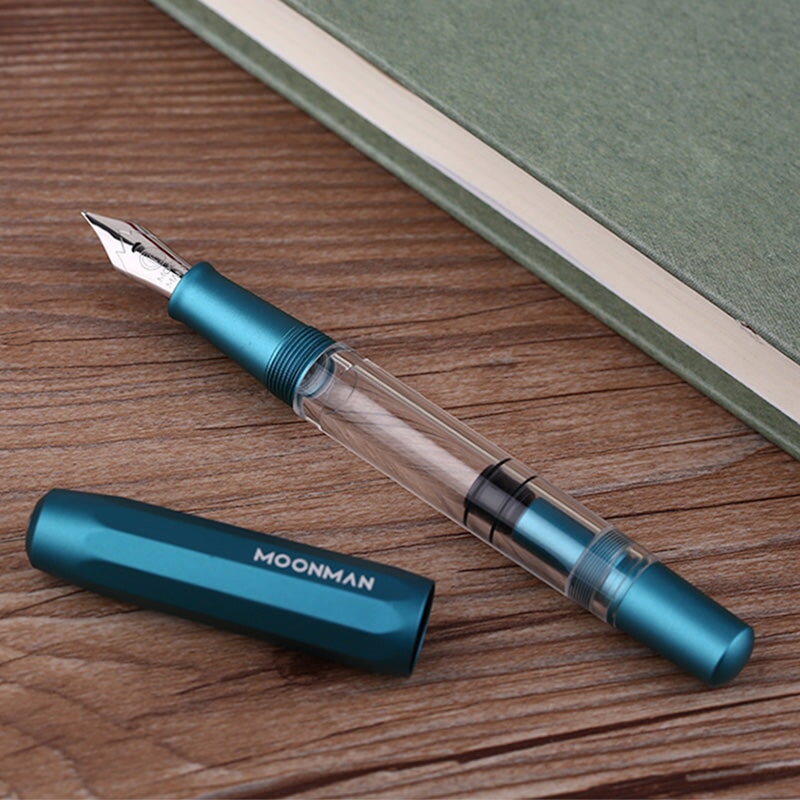 Moonman/Majohn T1 (Blue) - Fine Fountain Pen