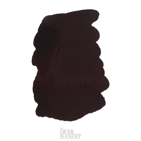 Iroshizuku Ink - Take-Sumi (2ml) sample, featuring a dark, almost black ink swatch on a white background, from The Desk Bandit's collection.