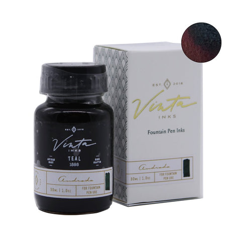 Vinta Inks Teal (Andrada 1898) - 30ml Bottled Ink