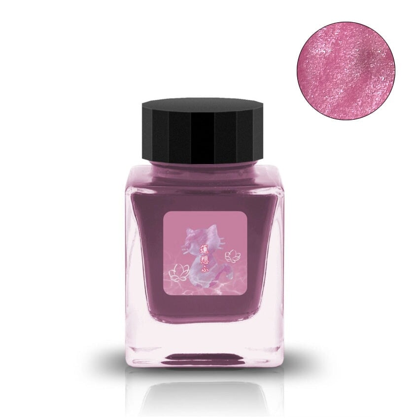 Tono & Lims Thinking of Lotus / Hasu Omou 蓮想ふ (Shimmer) - 30ml Bottled Ink