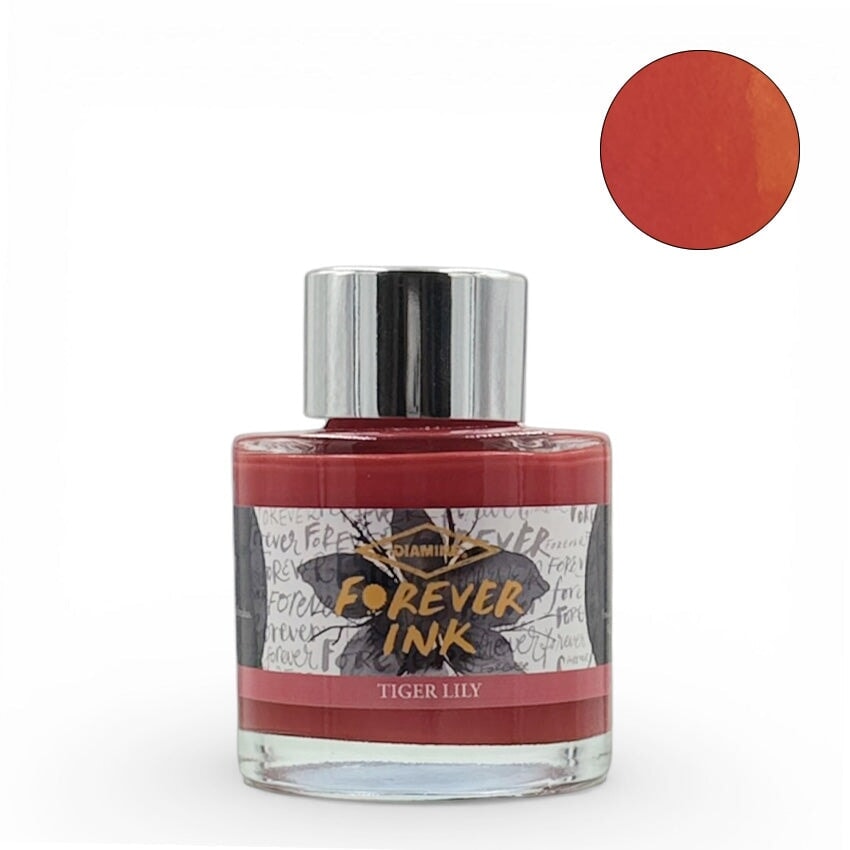 Diamine Tiger Lily (Forever Ink) - 2ml Ink Sample