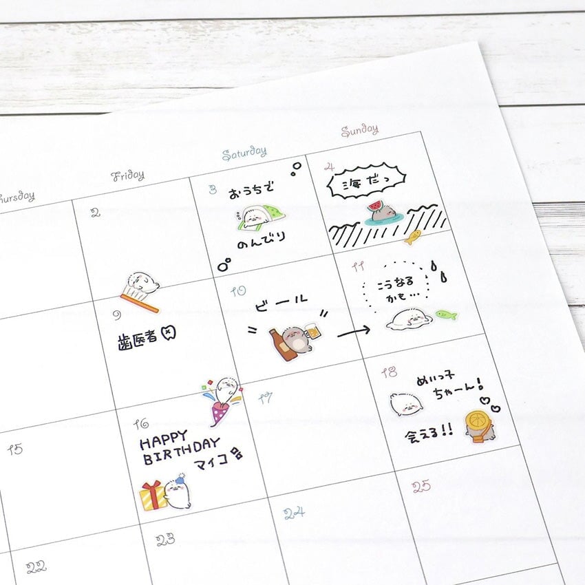Mindwave Tiny Seal Friends Sticker Seals Stickers