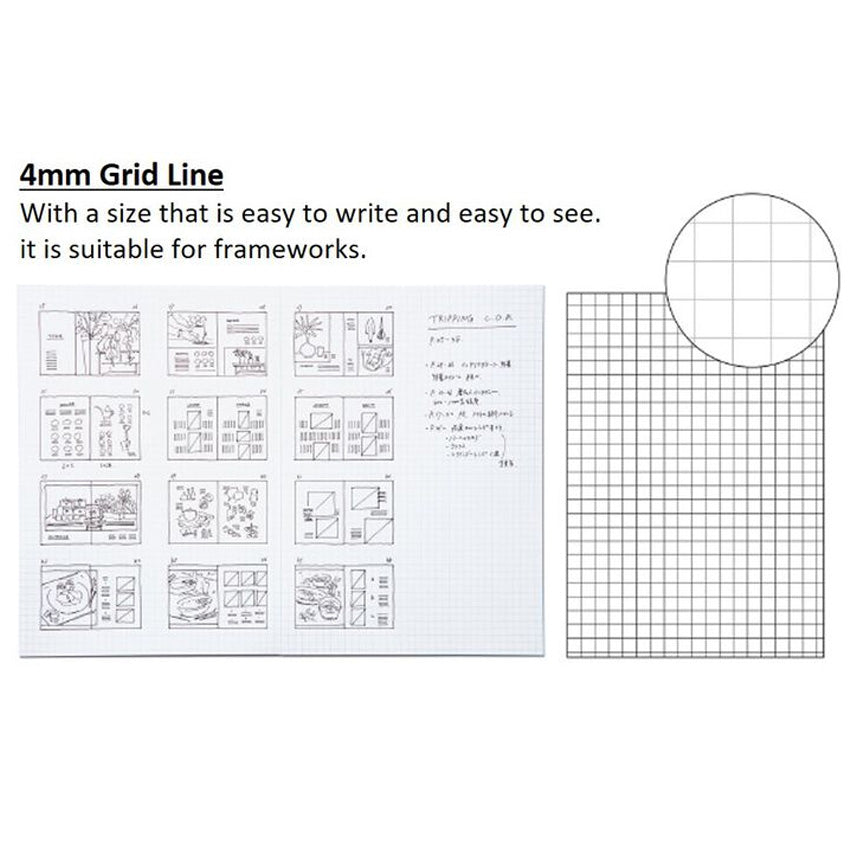 Perpanep (Tsuru Tsuru) A5 - 4mm Grid