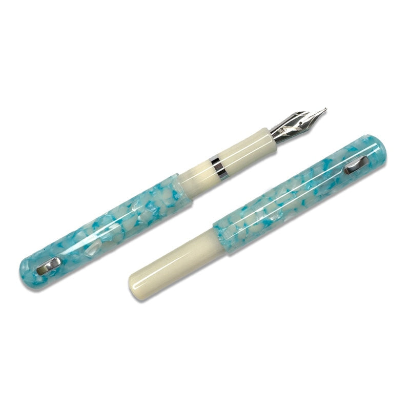 Fine Writing International Pencket Fountain Pen (Turquoise) - Broad Fountain Pen