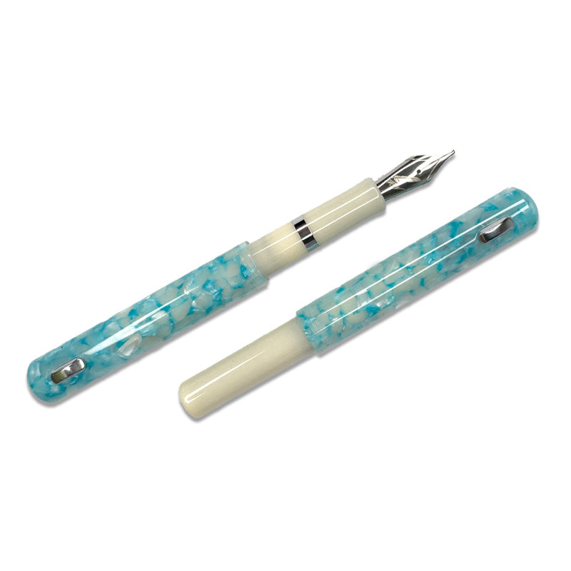 Pencket Fountain Pen (Turquoise) - Stub 1.1mm