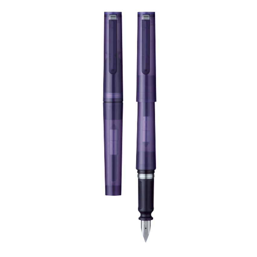 TUZU ADJUST Fountain Pen (Translucent Violet) - Fine