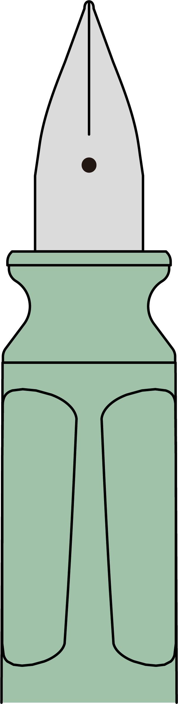 Sailor TUZU ADJUST Fountain Pen (Translucent Navy) - Medium Fountain Pen