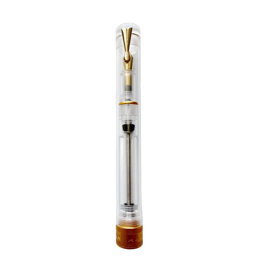 Moonman/Majohn V1 (Demonstrator/Gold) - Fine Fountain Pen