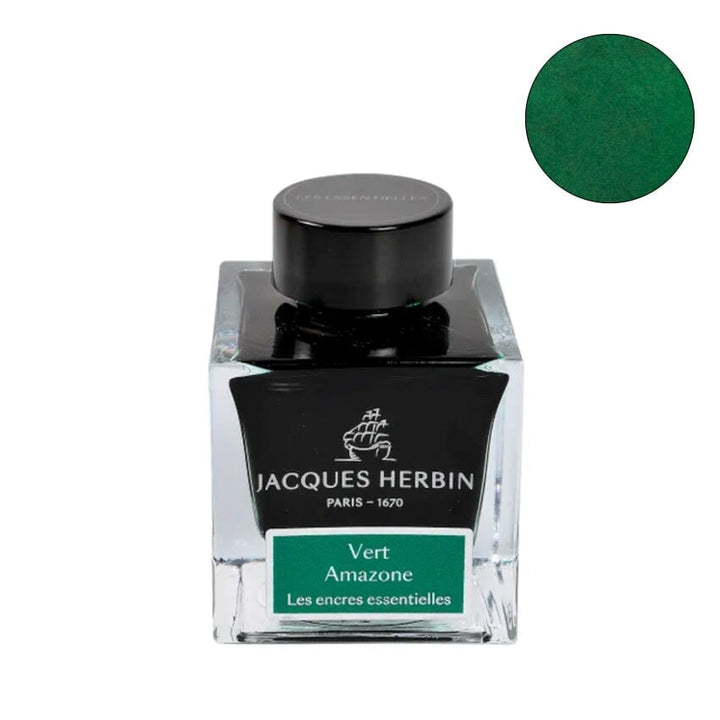 Jacques Herbin Vert Amazone (The Essentials) - 2ml Ink Sample