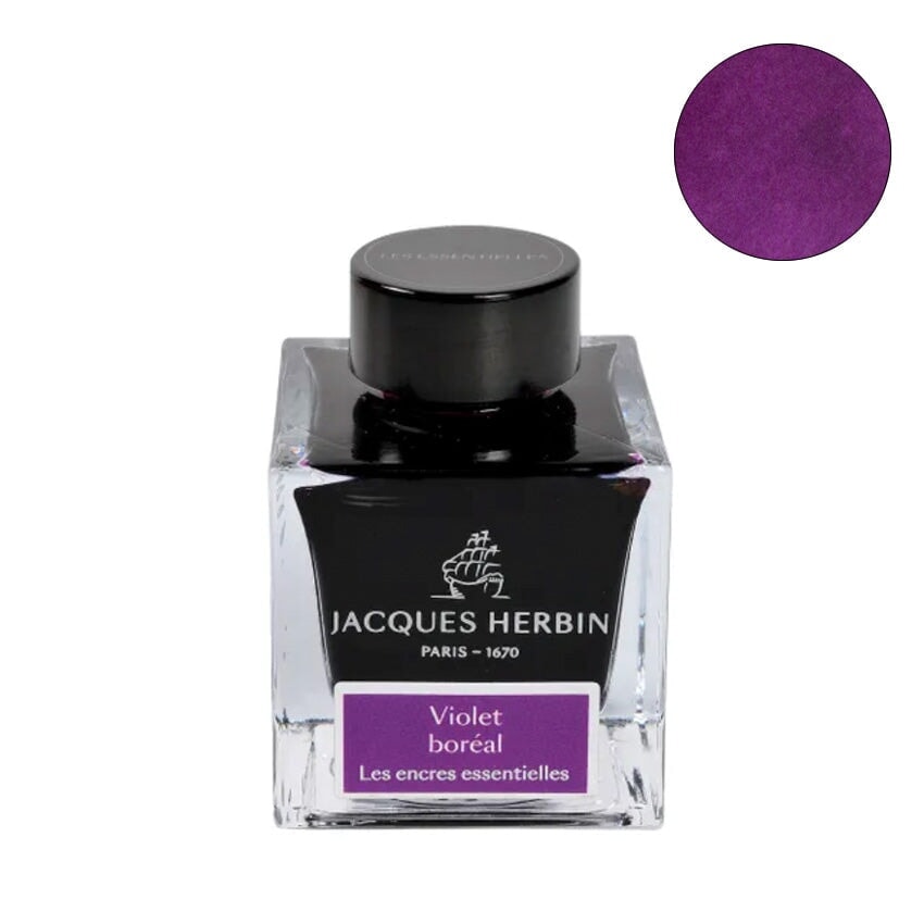 Jacques Herbin Violet Boreal (The Essentials) - 2ml Ink Sample