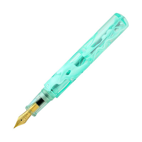 Moonman/Majohn Wancai Mini (Green Swirl) - Fine Fountain Pen