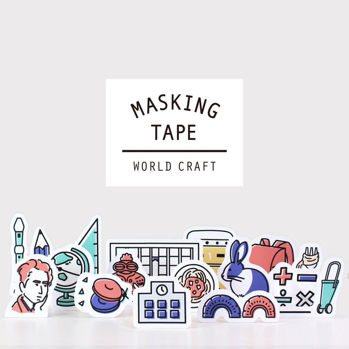 World Craft Panda (Green) Washi Tape Washi Tape