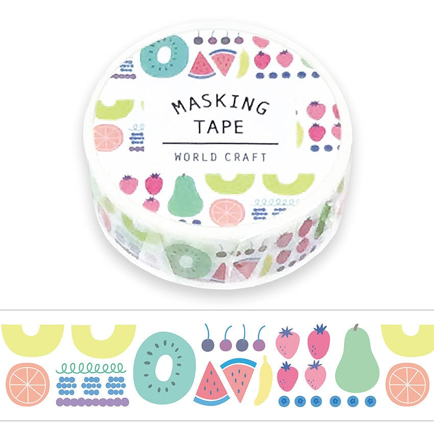 World Craft Fruits Marche Washi Tape Washi Tape
