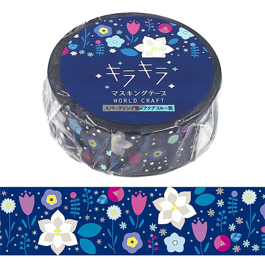 World Craft Winter Glitter Foil Washi Tape