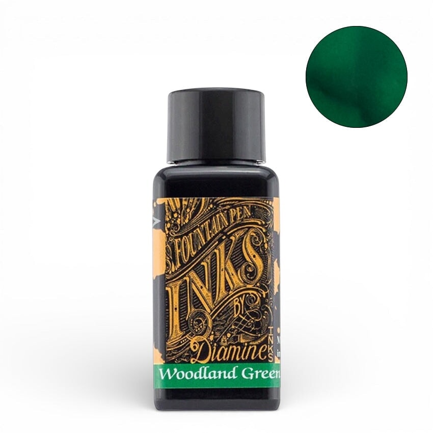Diamine Woodland Green - 2ml Ink Sample