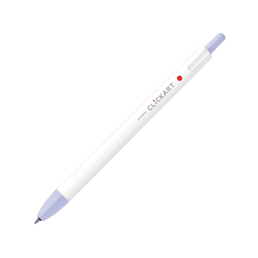 Zebra CLiCKART Retractable Marker - Blueberry Ice Cream Marker Pens