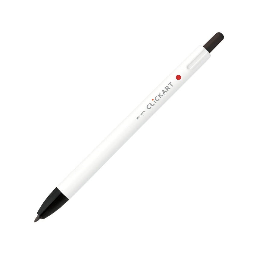 Zebra CLiCKART Retractable Marker - Black Marker Pens