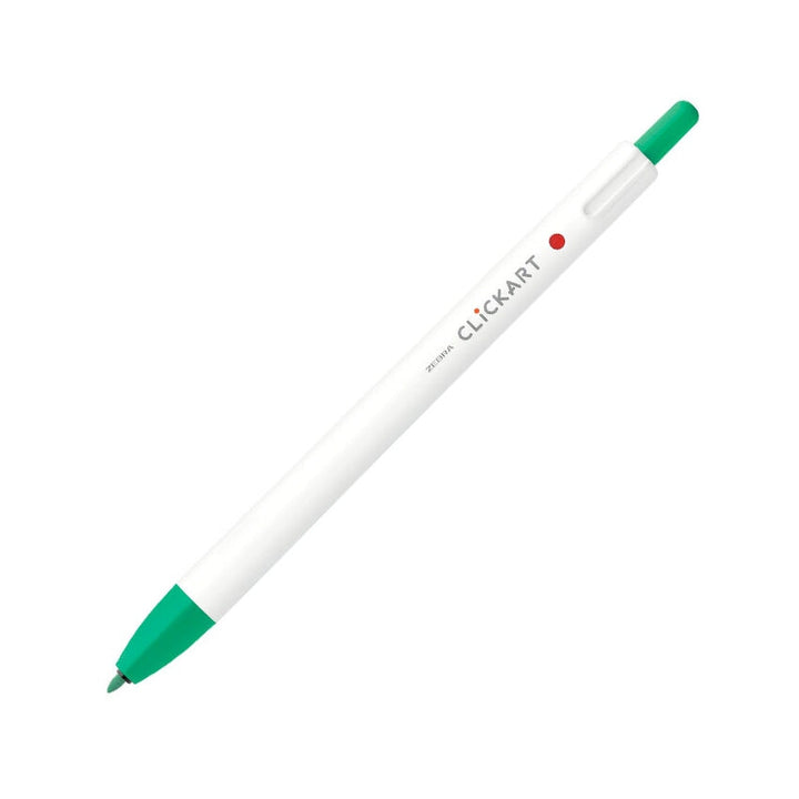 Zebra CLiCKART Retractable Marker - Green Marker Pens