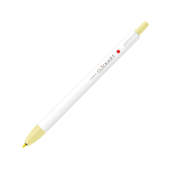 Zebra CLiCKART Retractable Marker - Lemon Marker Pens
