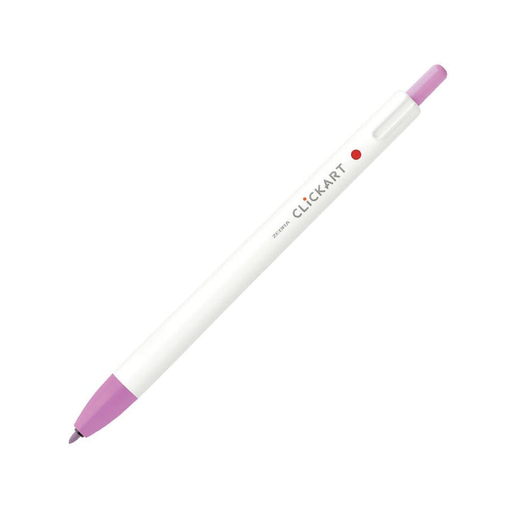 Zebra CLiCKART Retractable Marker - Lavender Marker Pens