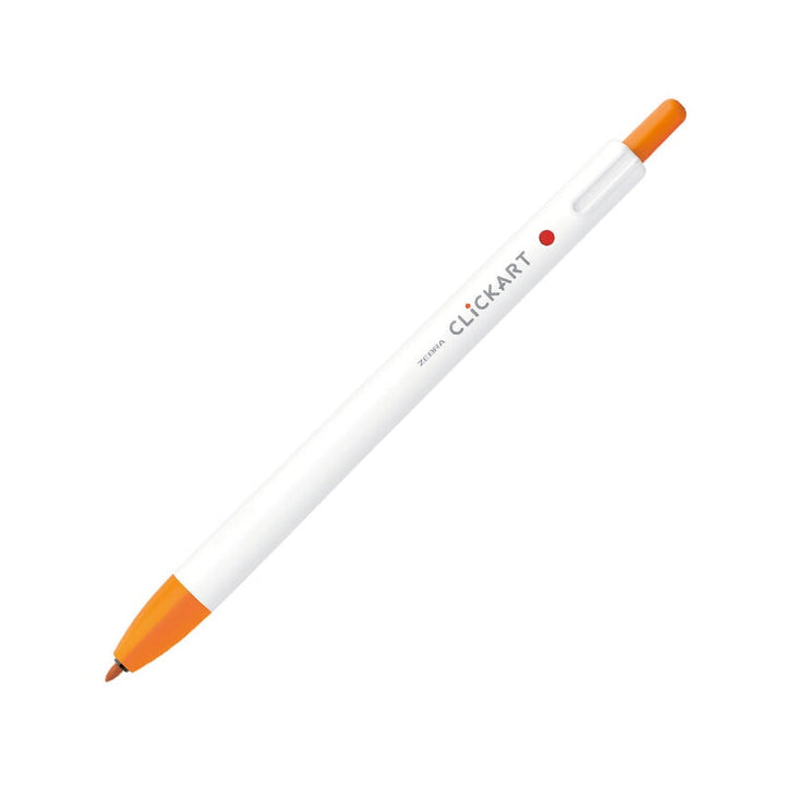 Zebra CLiCKART Retractable Marker - Orange Marker Pens