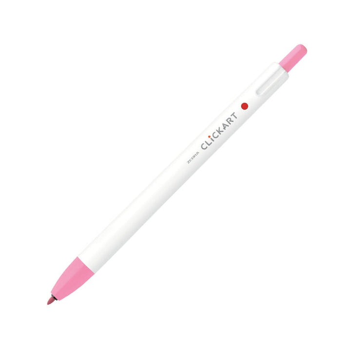 Zebra CLiCKART Retractable Marker - Pink Marker Pens