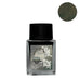 Yangxian Snow Bud - 2ml fountain pen ink by Fanyantan, featuring a square glass bottle with a teapot label, showcasing a muted, greenish-bronze shade.
