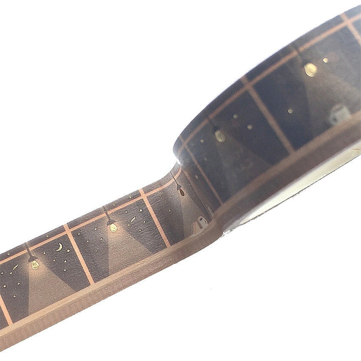World Craft Yoru Cafe Glitter Foil Washi Tape