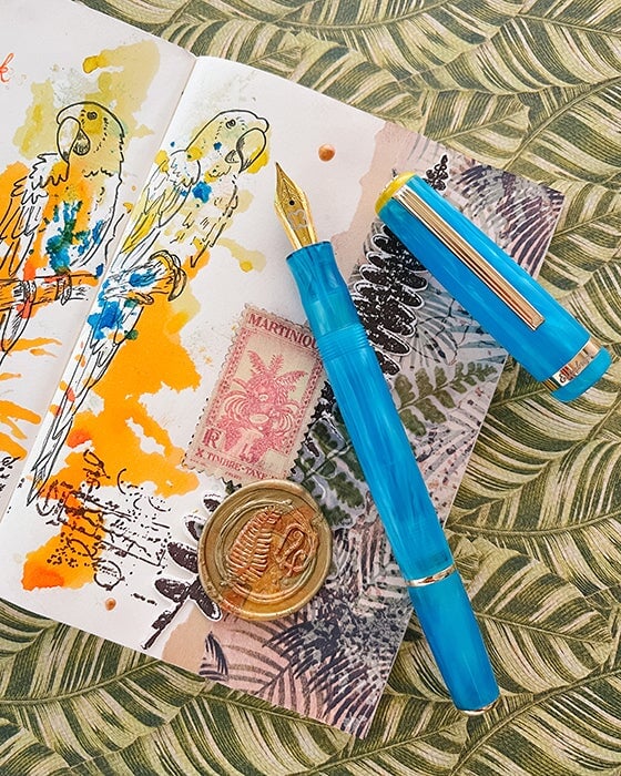 Esterbrook JR Pocket Pen - Blue Breeze - Medium Fountain Pen