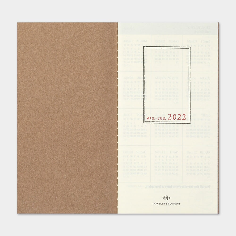 Traveler's Company 2022 Diary Weekly Vertical (Regular) Planners