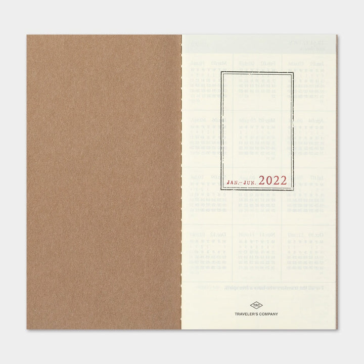 Traveler's Company 2022 Diary Weekly Vertical (Regular) Planners