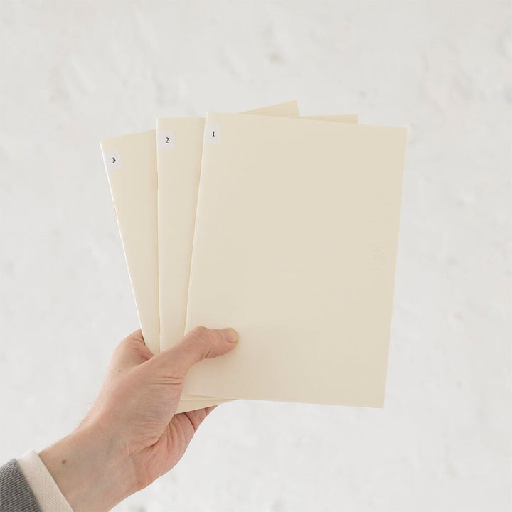 Midori MD Notebook Lite - A5 Grid (3 pack) Notebook