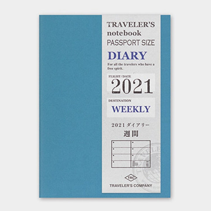 Traveler's Company 2021 Diary Weekly (Passport) Planners
