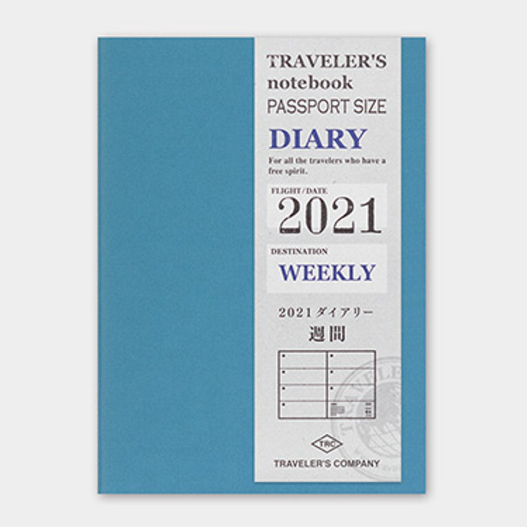 2021 Diary Weekly (Passport) - The Desk Bandit