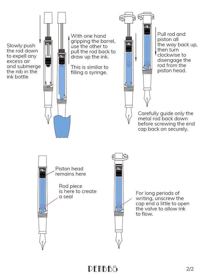 PENBBS 355 - Misty / Duotone #2 (Fine) Fountain Pen